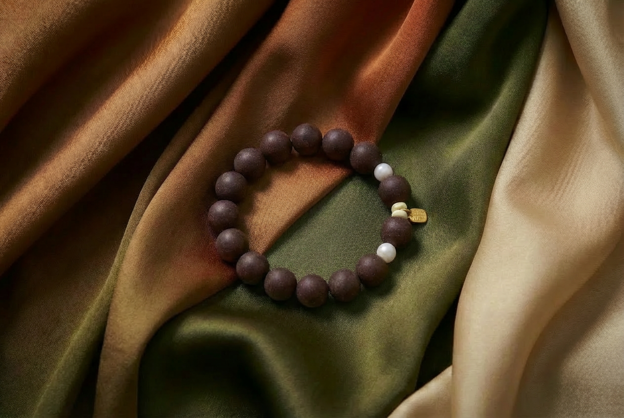 玫瑰珍珠银福牌