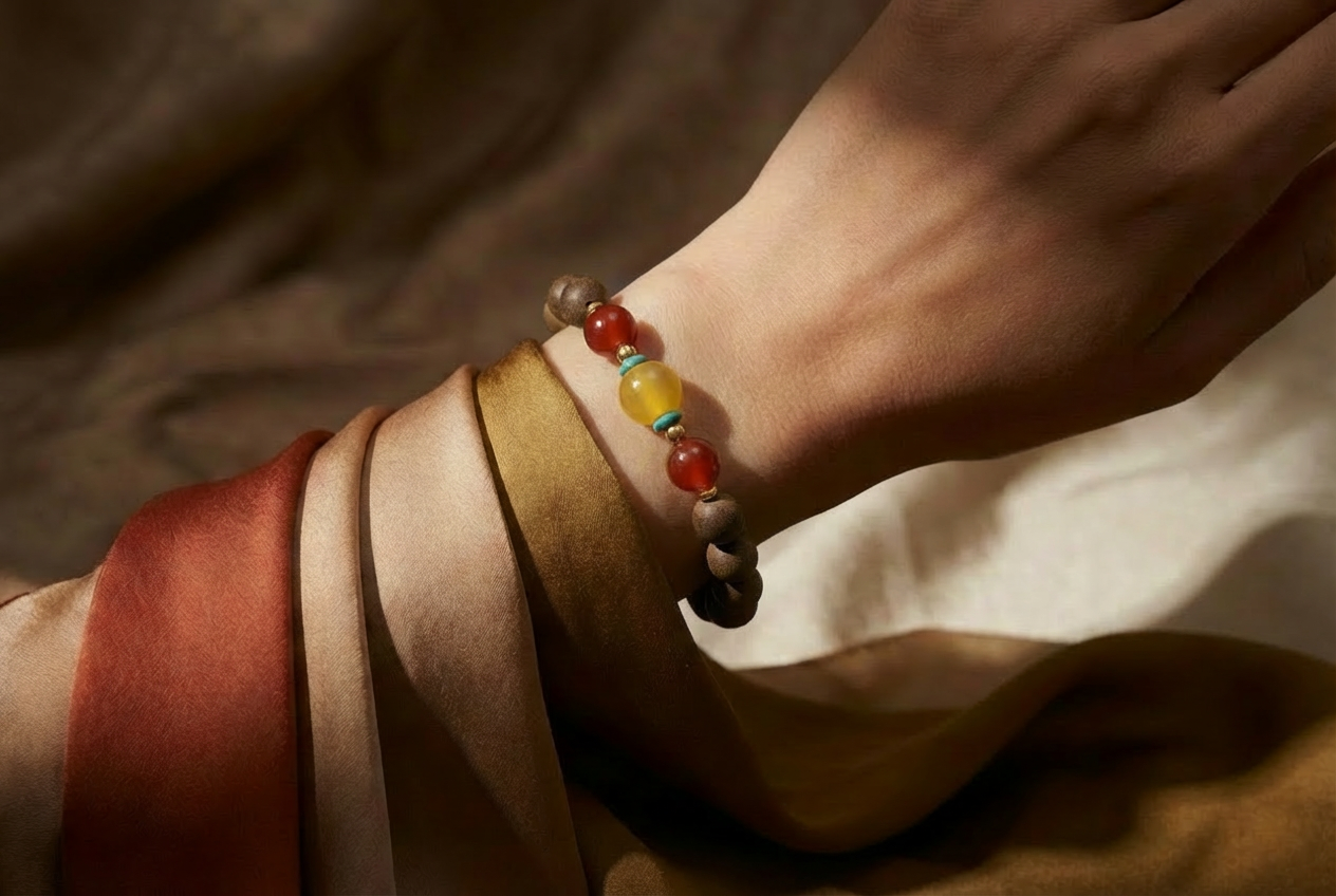 理气珠故宫配色款红黄